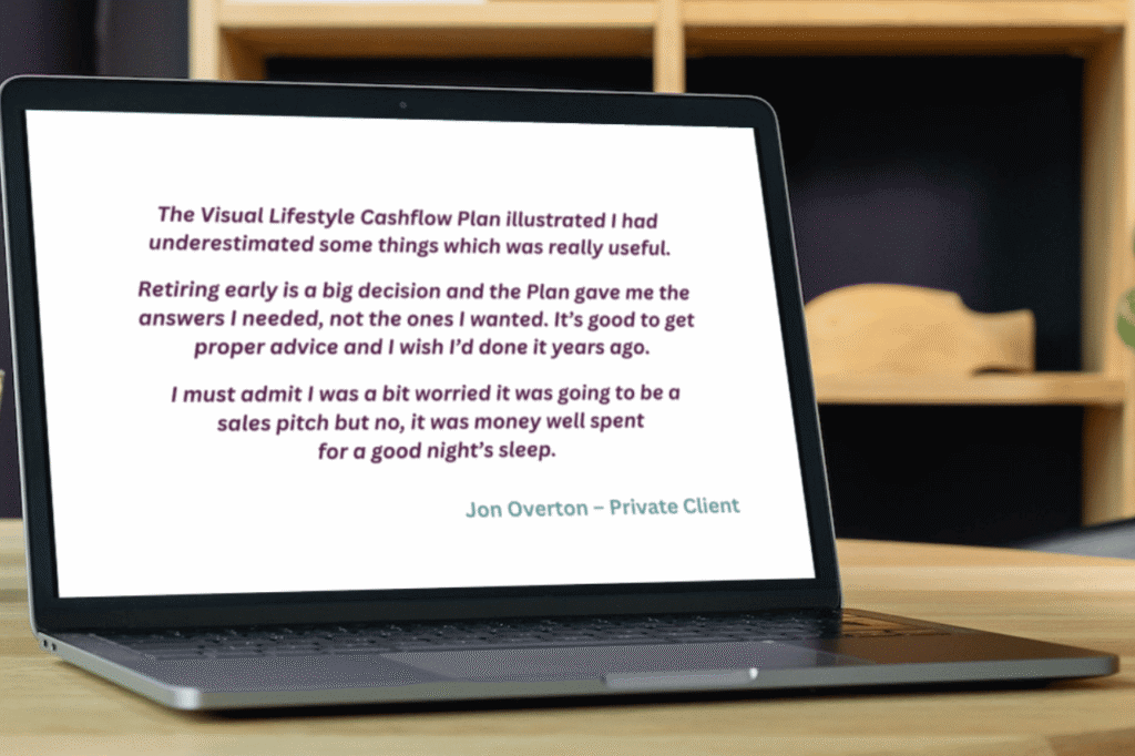 Client experience of the Visual Lifestyle Cashflow Plan