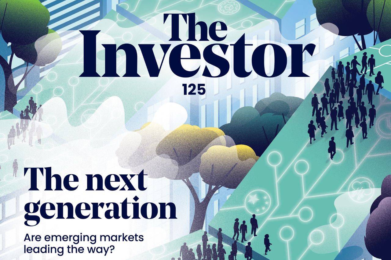 Front page of The Investor magazine